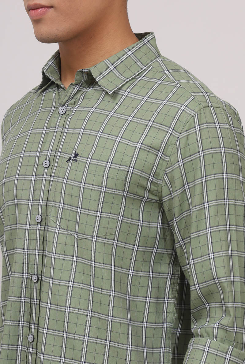 Green Checks Shirt