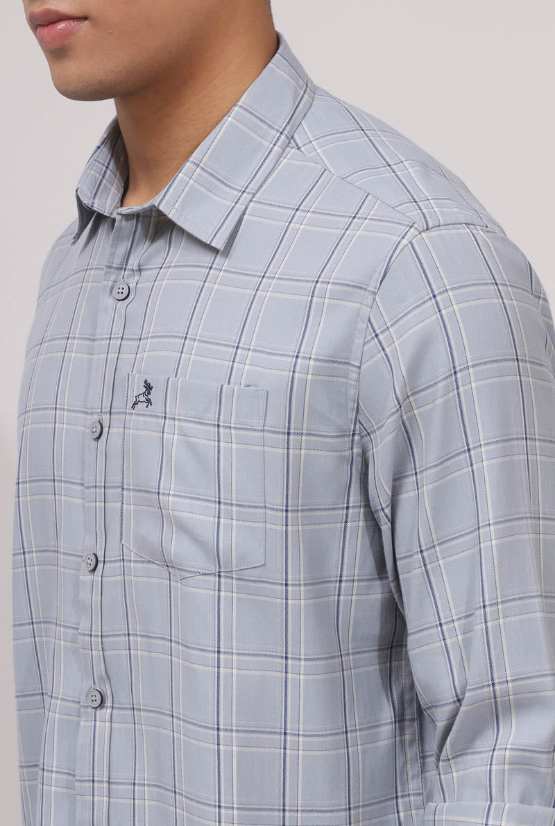 Grey Checks Shirt