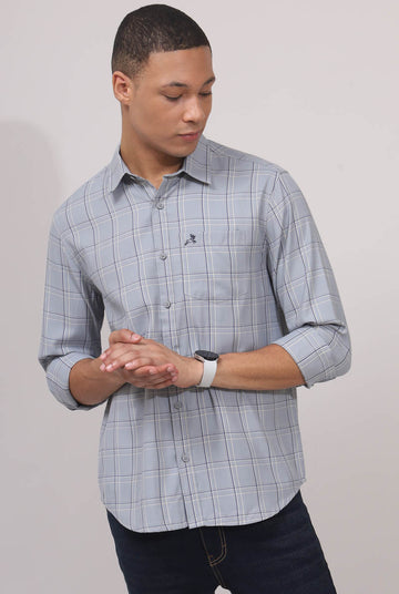 Grey Checks Shirt