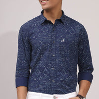 Blue Print Shirt