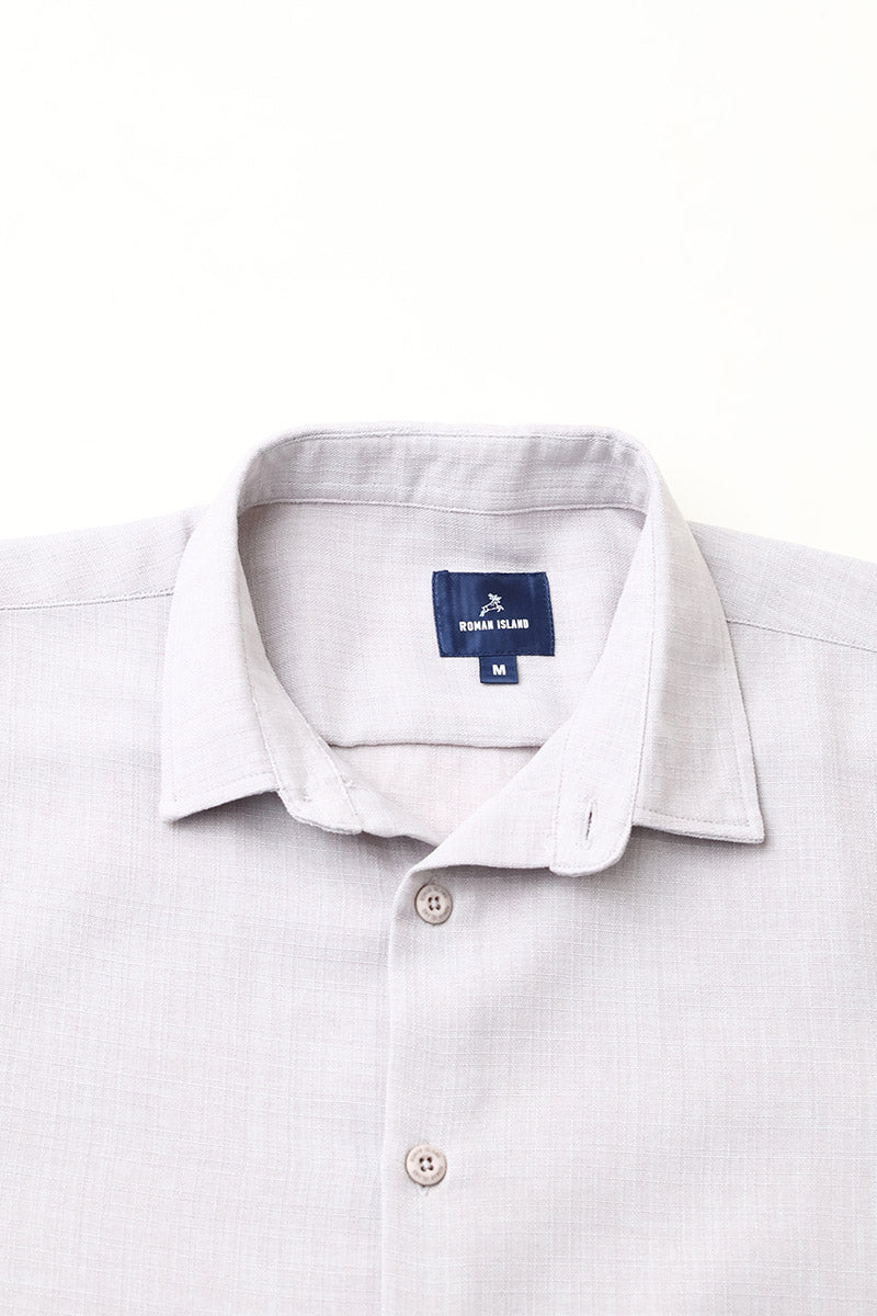 Anti wrinkle Linen Look Shirt