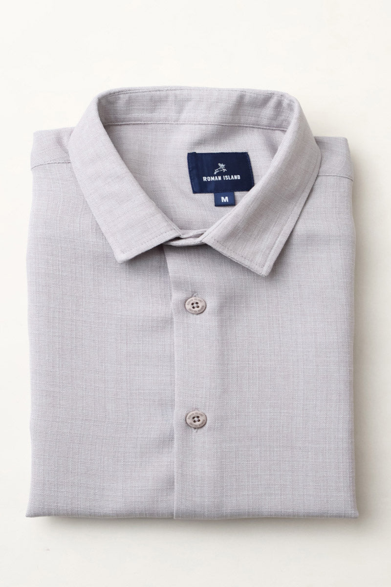 Anti wrinkle Linen Look Shirt