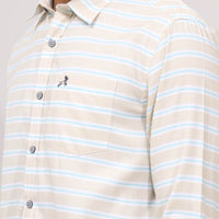 Cream Stripes Shirt