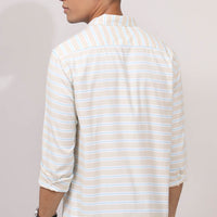 Cream Stripes Shirt