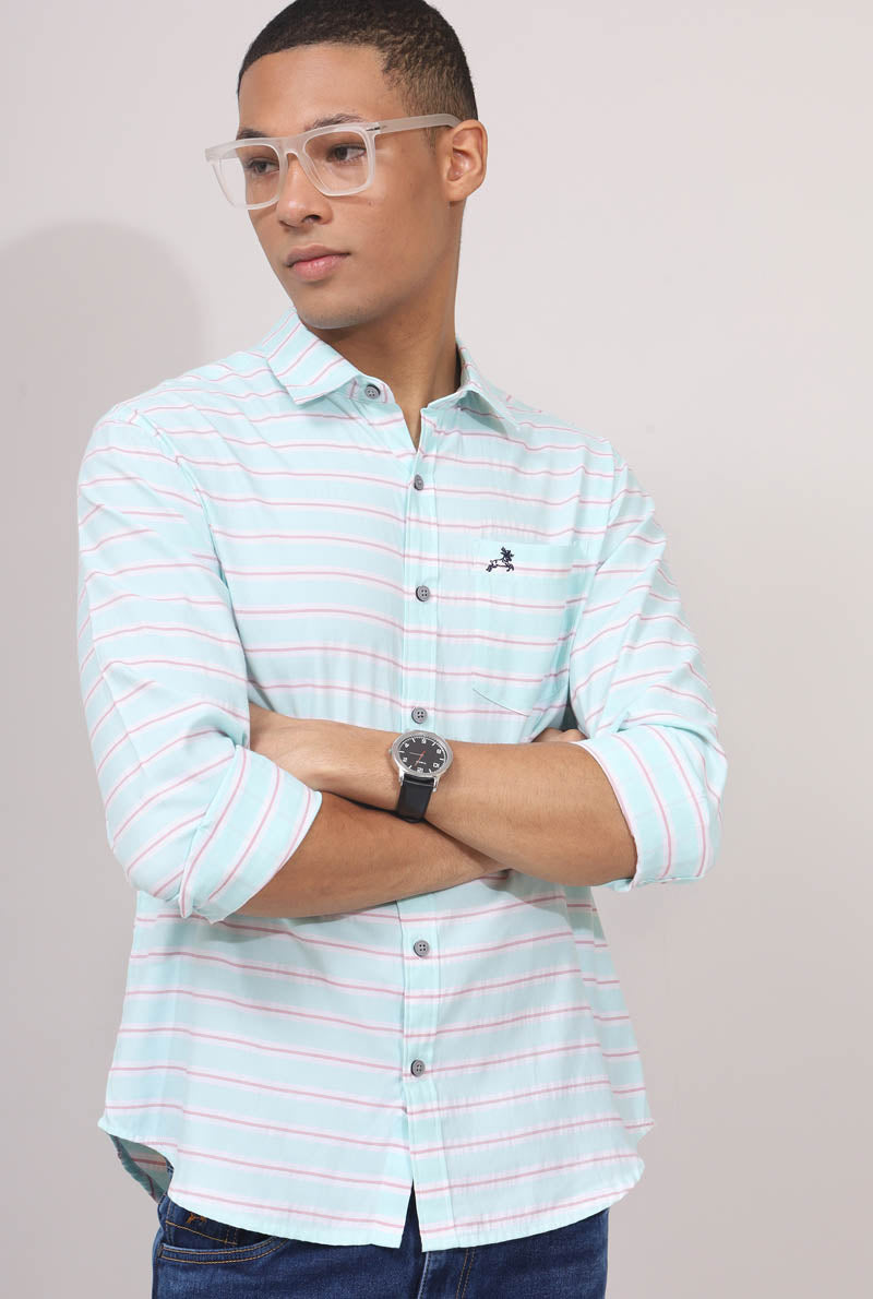 Blue Stripes Shirt