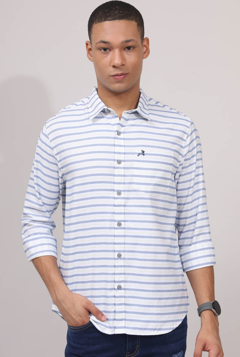 NavyBlue Stripes Shirt