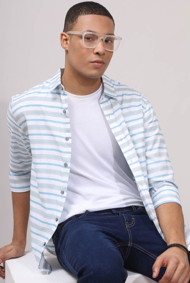 Blue Stripes Shirt