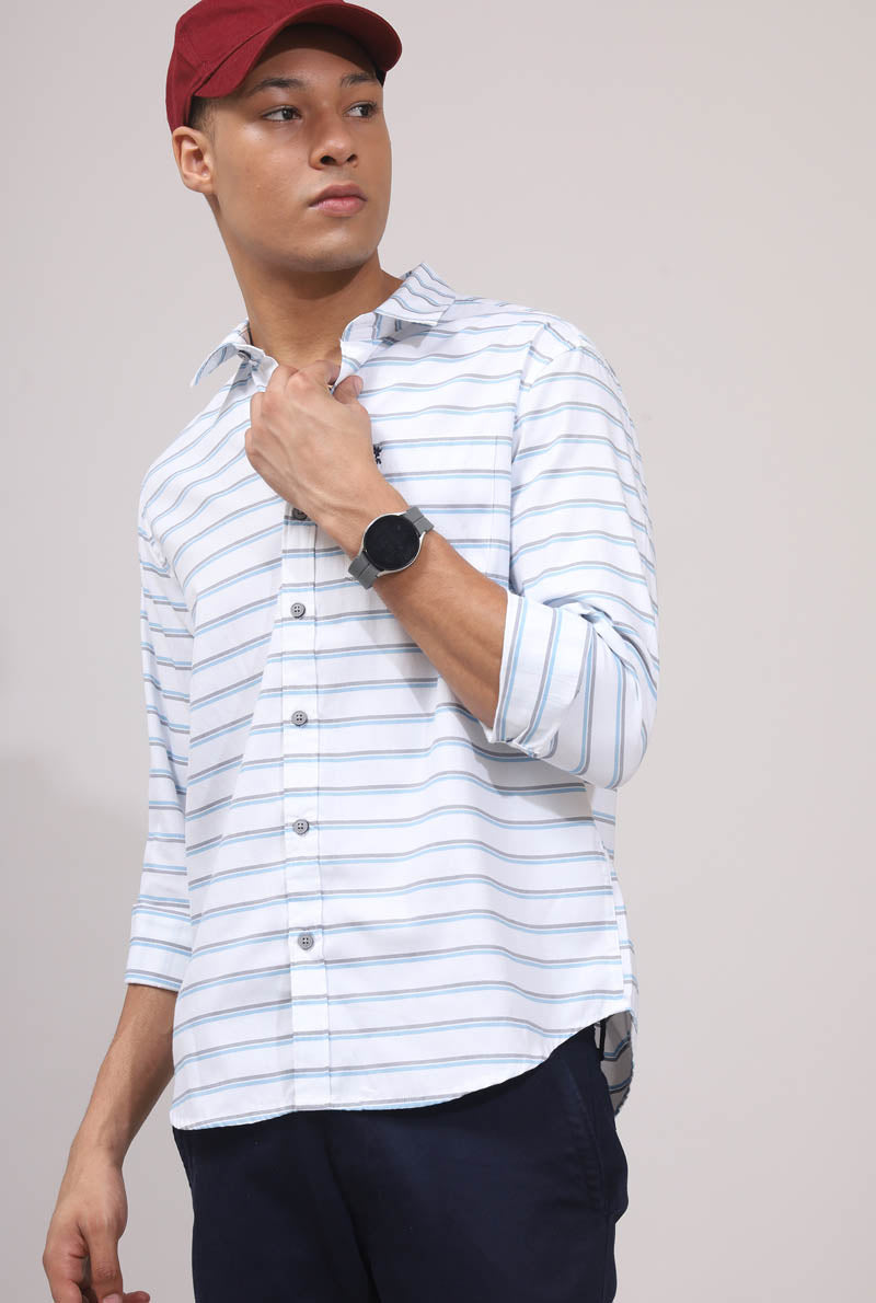 Blue Stripes Shirt