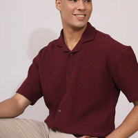 Maroon Plain Shirt