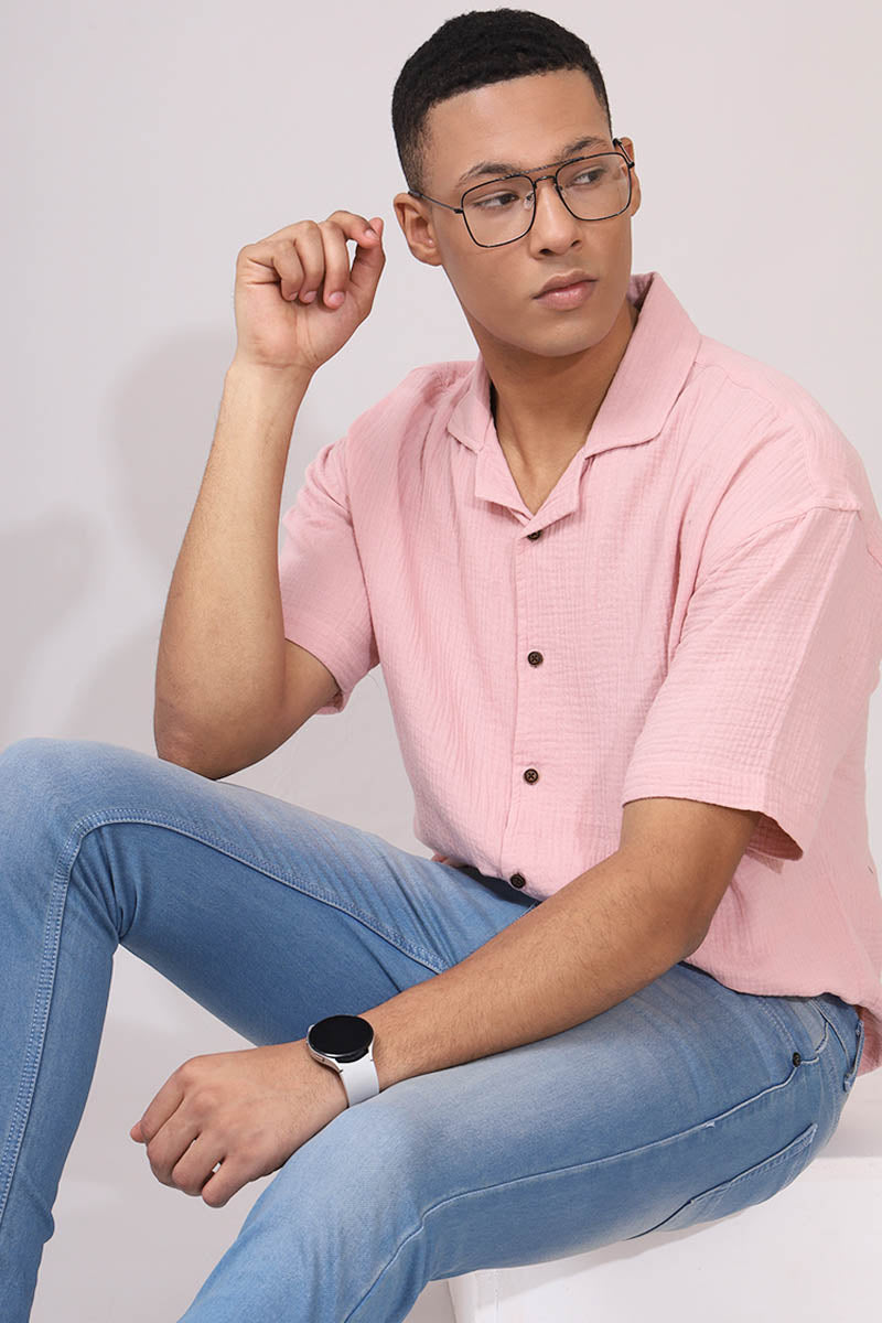 Pink Plain Shirt