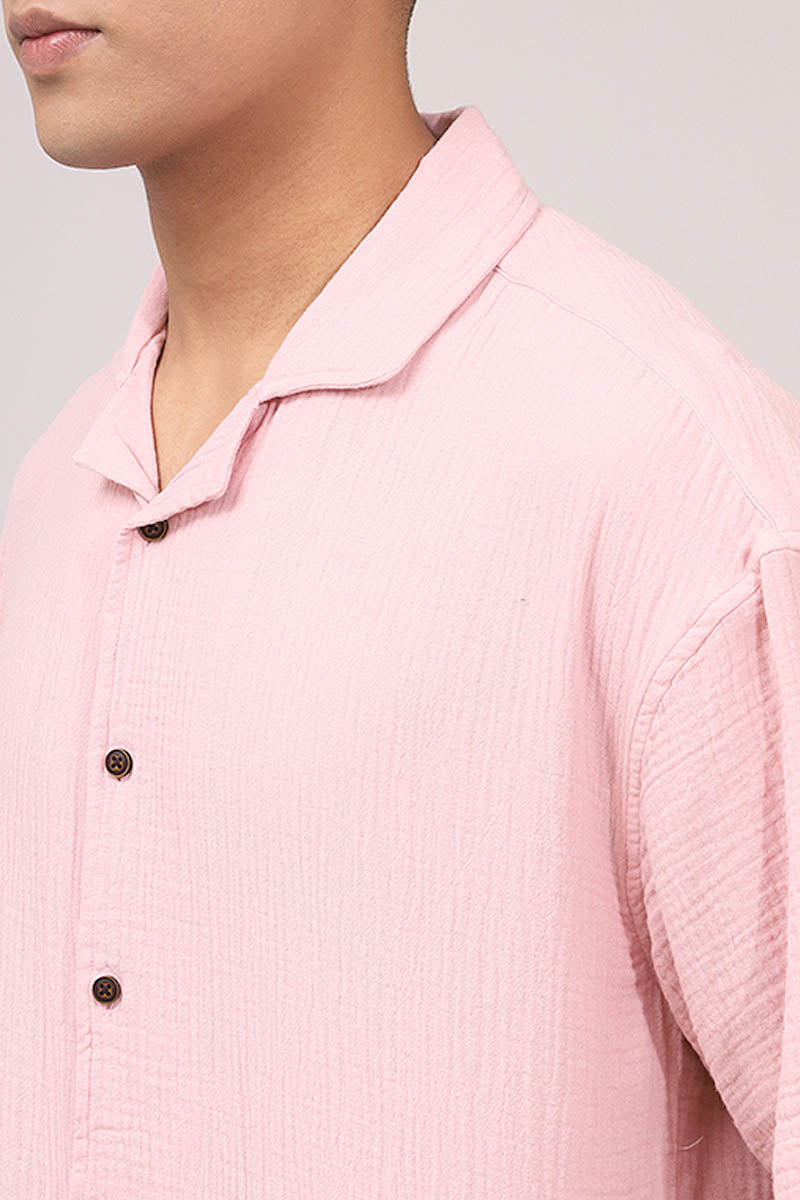 Pink Plain Shirt