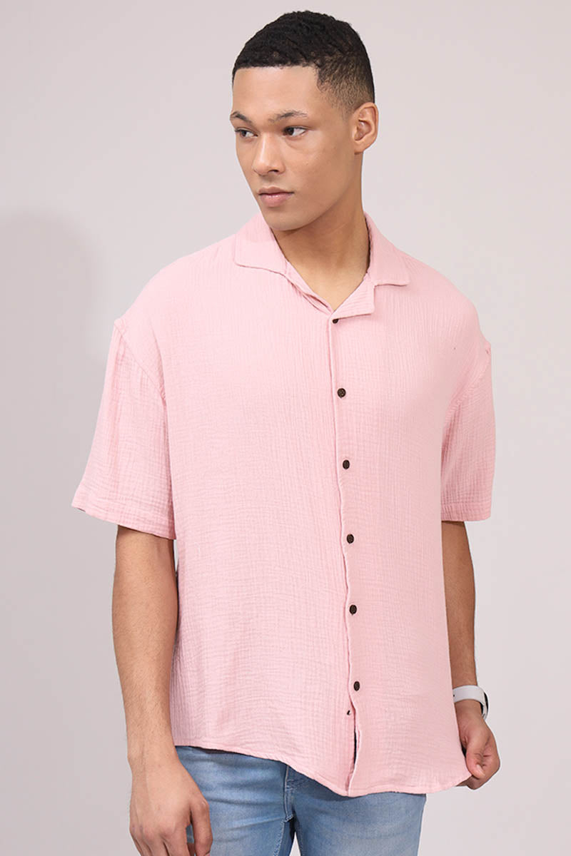 Pink Plain Shirt