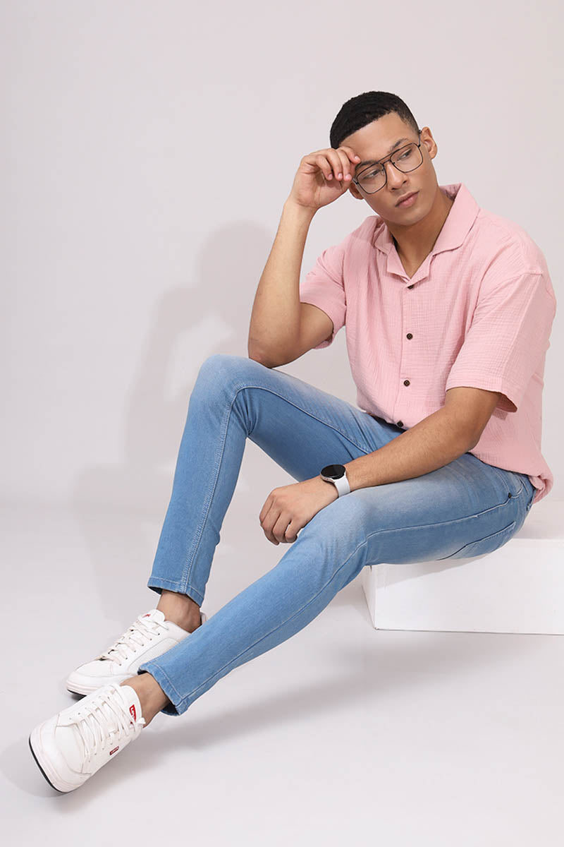 Pink Plain Shirt