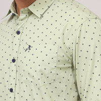 Green Print Shirt