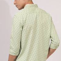 Green Print Shirt