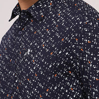 NavyBlue Print Shirt