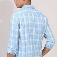 SkyBlue Checks Shirt