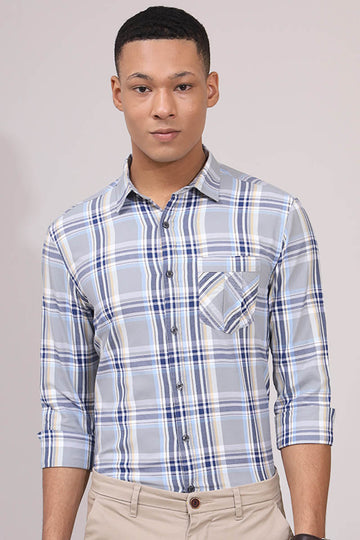 Grey Checks Shirt