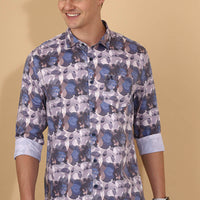 Blue Print Shirt