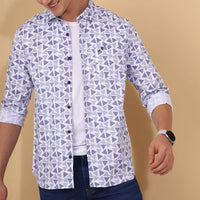 Blue Print Shirt