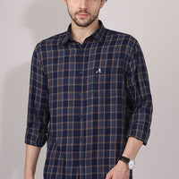 NavyBlue Checks Shirt