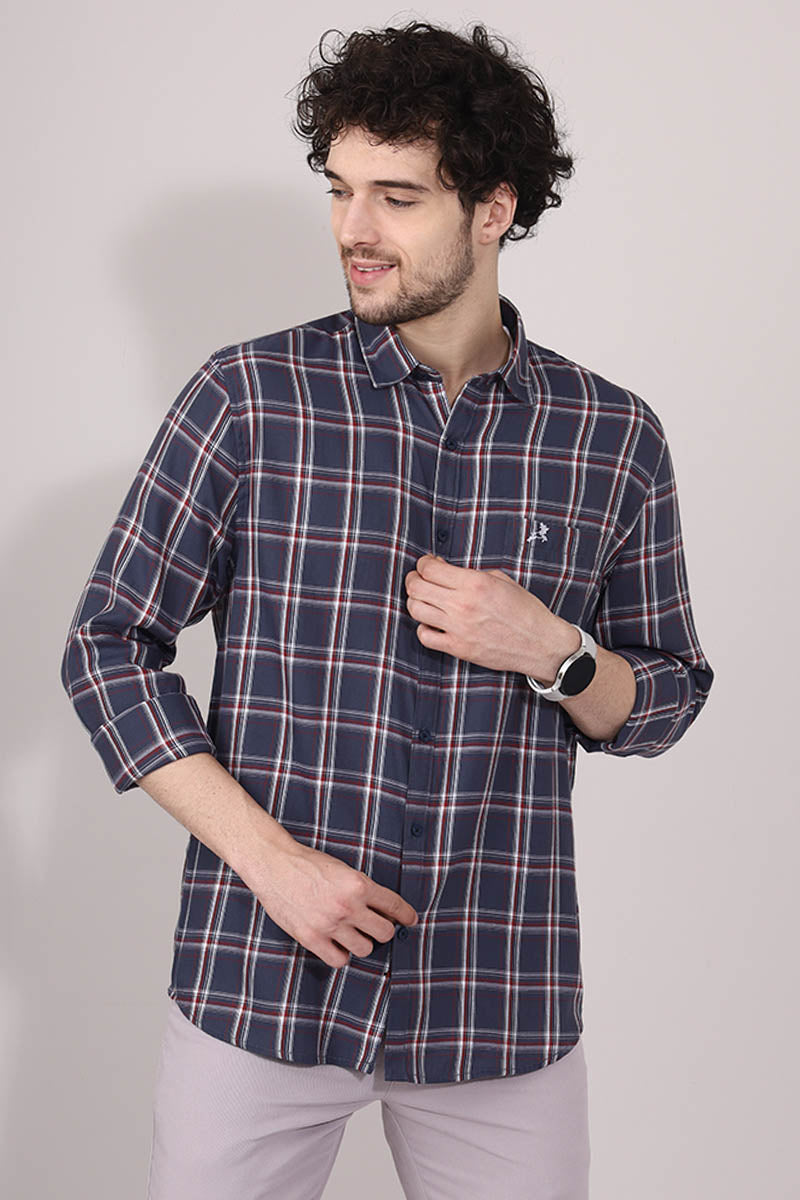 Grey Checks Shirt