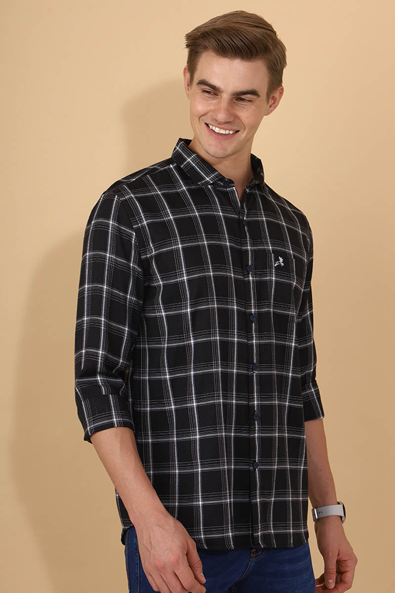 Black Checks Shirt