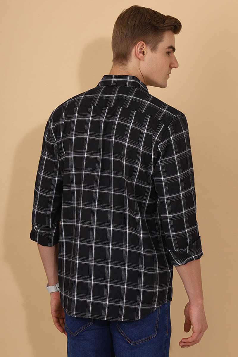 Black Checks Shirt