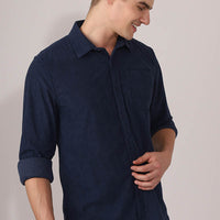 Blue  Plain  Shirt