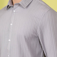 Grey  Plain  Shirt