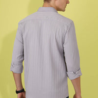 Grey  Plain  Shirt