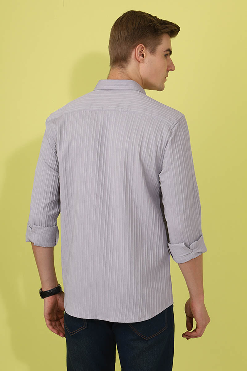 Grey  Plain  Shirt