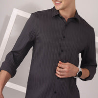 Grey  Plain  Shirt