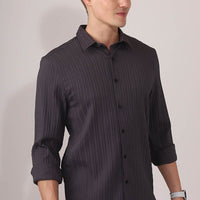 Grey  Plain  Shirt