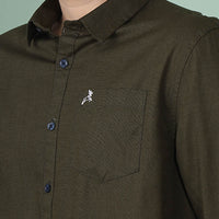 Green Plain Shirt