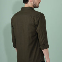 Green Plain Shirt