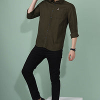 Green Plain Shirt