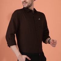 Brown Plain Shirt