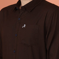 Brown Plain Shirt