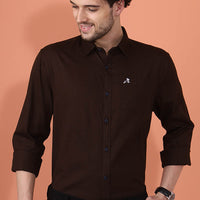 Brown Plain Shirt