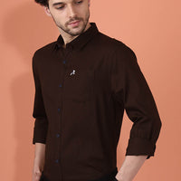 Brown Plain Shirt