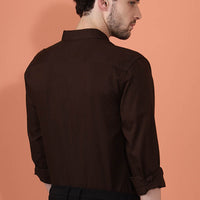 Brown Plain Shirt