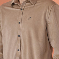 Cream Plain Shirt