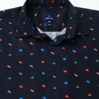 NavyBlue Print Shirt