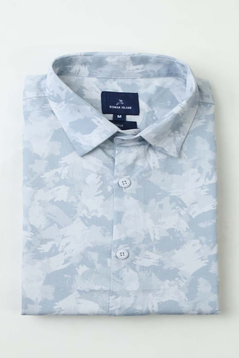 Blue Print Shirt