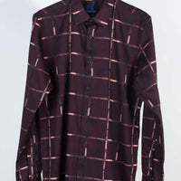 Maroon Print Shirt