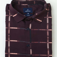 Maroon Print Shirt