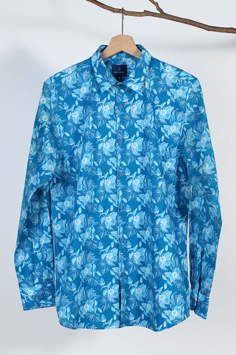 Blue Print Shirt