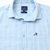 SkyBlue Checks Shirt