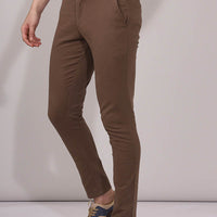 Brown Plain Trouser